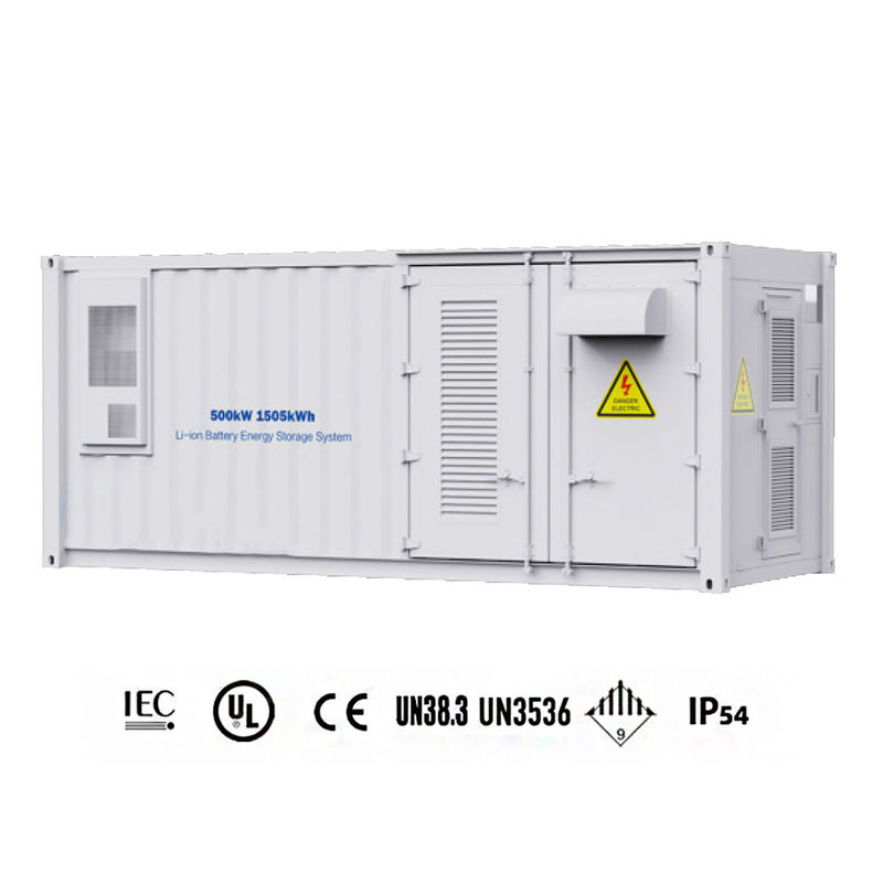 500kW 1505kWh Akumulator Pojemnik do przechowywania energii 280ah All In One Outdoor Storage Box