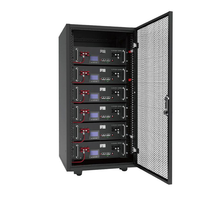 Dostosowana bateria słoneczna do montażu w stojaku 51,2 V 100-600ah System magazynowania energii LiFePO4 Batte