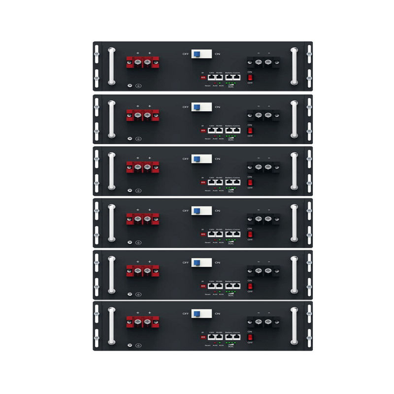 Dostosowana bateria słoneczna do montażu w stojaku 51,2 V 100-600ah System magazynowania energii LiFePO4 Batte
