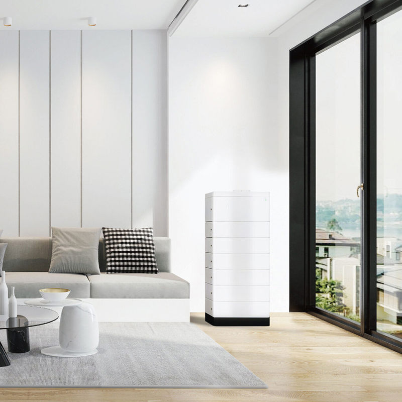 5120Wh System akumulatorów do układania w stosy Wysokie napięcie 51,2 V 50 Ah System przechowywania akumulatorów energii słonecznej
