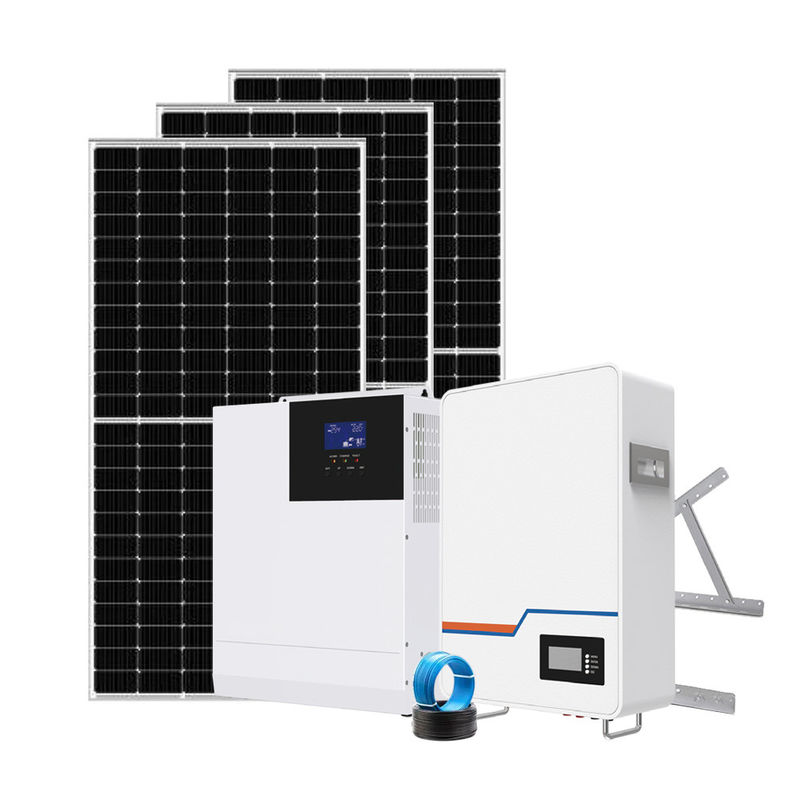 All In One Residential Solar Energy System 51.2V 5.1KWh Low Volt Montowany na ścianie