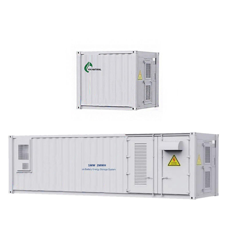2MWH Pojemnik magazynowania energii 1100kW 3870kWh Pojemnik akumulatorowy System magazynowania energii 40 stóp