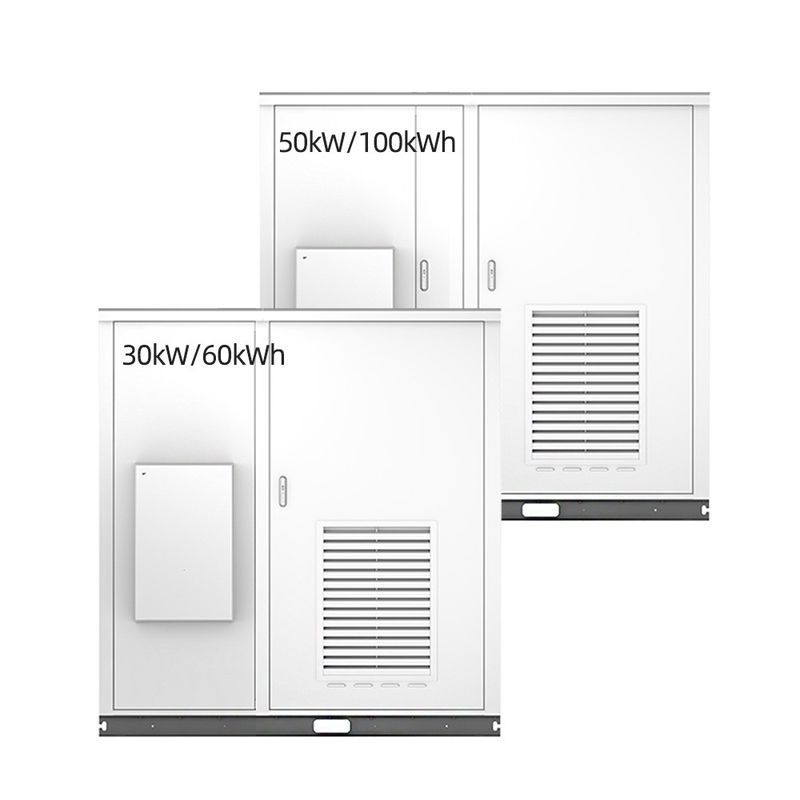 30kW kabina zewnętrzna System magazynowania energii 100kWh kabina z inwerterem