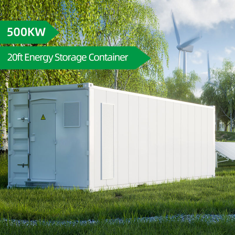500KW Baterie Litowe System Pojemnik 20ft Pojemnik do magazynowania energii słonecznej dla przemysłu