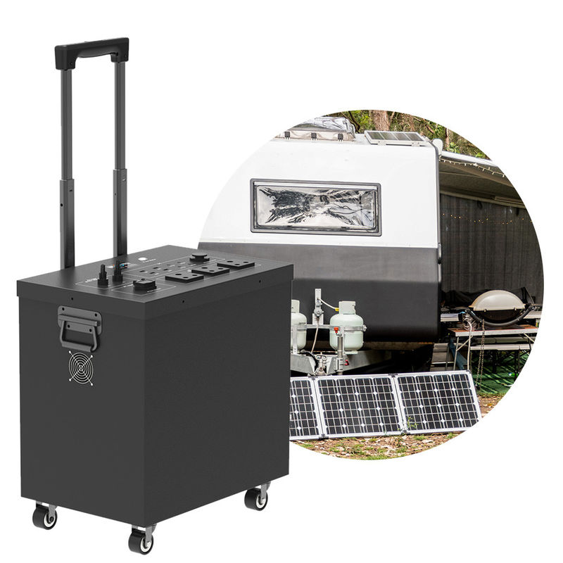 2500w zewnętrzna przenośna elektrownia Lifepo4 Bateria zapasowa Generator słoneczny