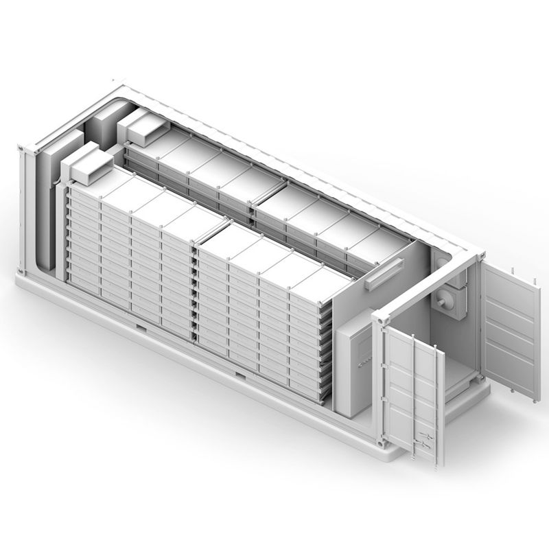 Wysokie napięcie 500KW 1mwh Baterie słoneczne Systemy magazynowania energii Przemysłowe 1MW Konteneryzowane BESS Kontener komercyjny