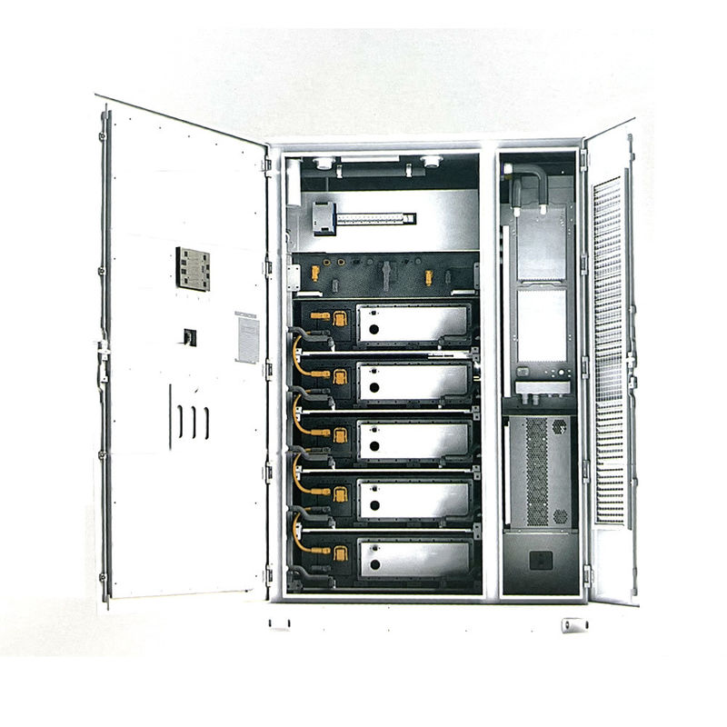 Hybrydowy urządzenie do przechowywania energii w sieci 100 kW 215 kWh Chłodzenie płynne Inteligentny urządzenie All-In-One BESS Nowy urządzenie do przechowywania energii
