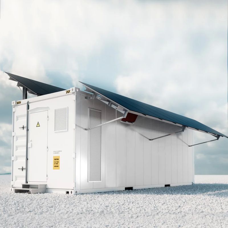 Pojemność Zbiornik do przechowywania energii 6900 kWh Akumulator 18*4P384S Konfiguracja do rozwiązań energetycznych przemysłowych